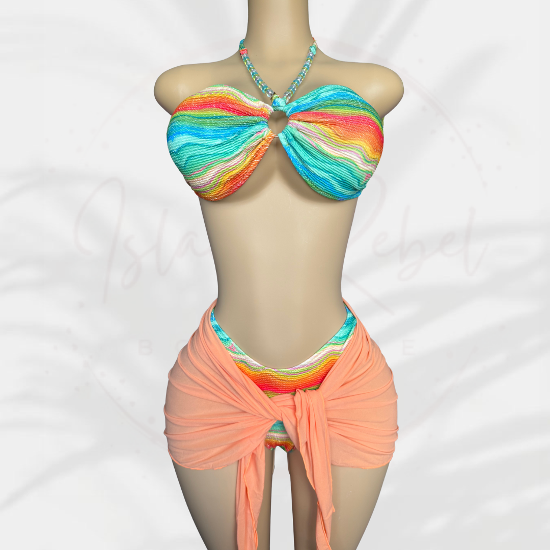 Rainbow Bikini Set