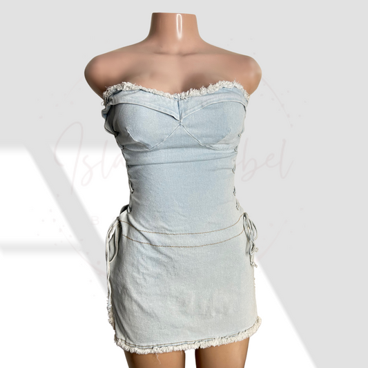 Mini Denim Dress