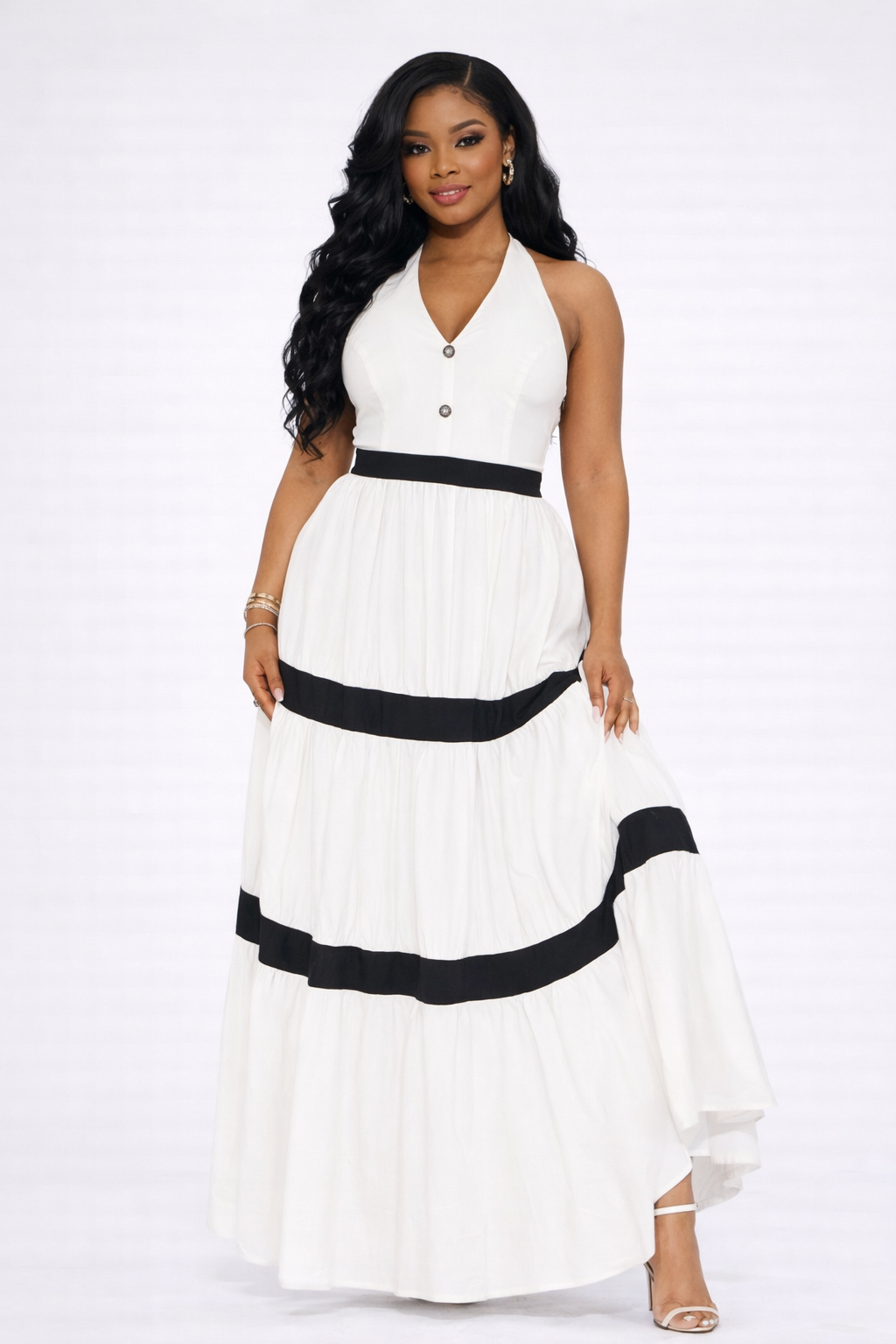 Striped Maxi Dress