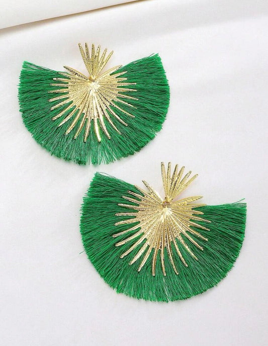 Lucky Charm Tassel Earrings