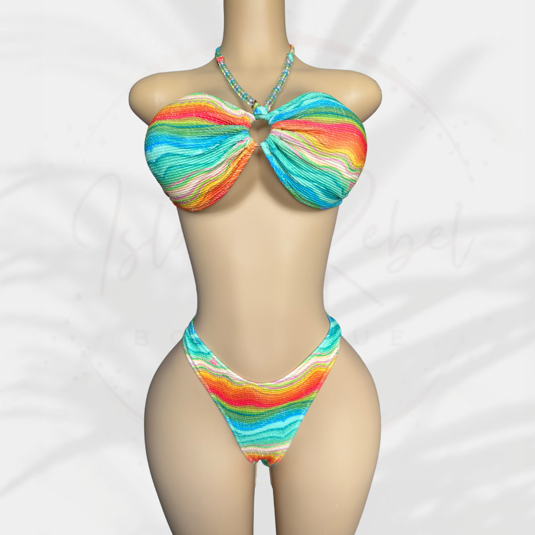 Rainbow Bikini Set