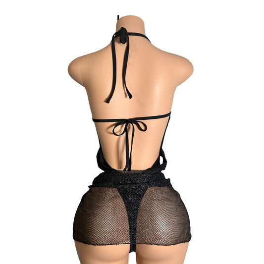 Bodied Plus Swimsuit Set with Coverup