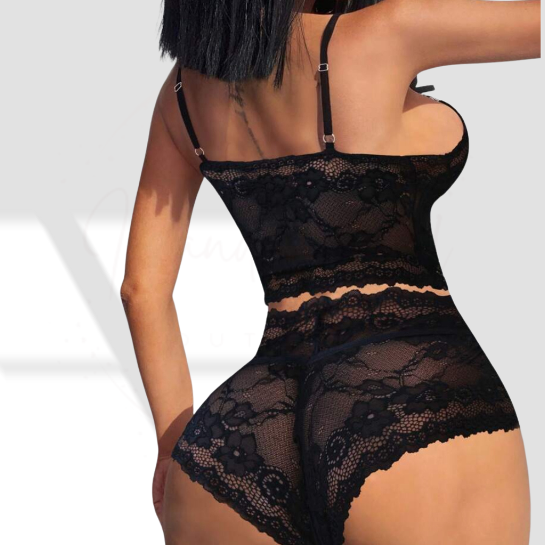 Peek-A-Boo Lingerie Set