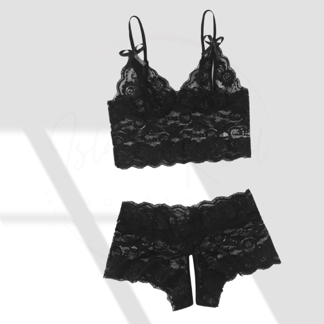 Peek-A-Boo Lingerie Set