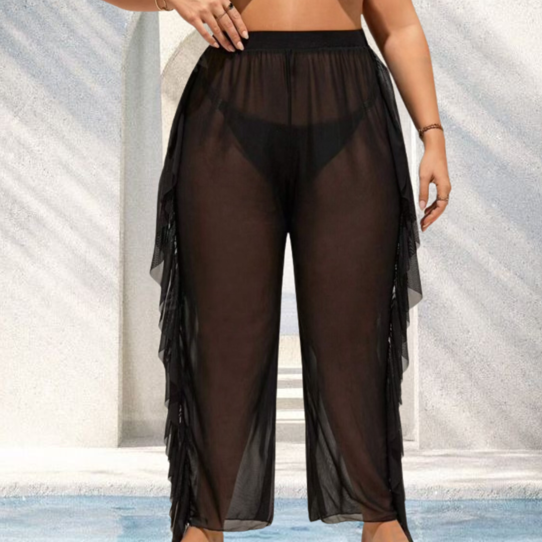 Ruffle Coverup Pants