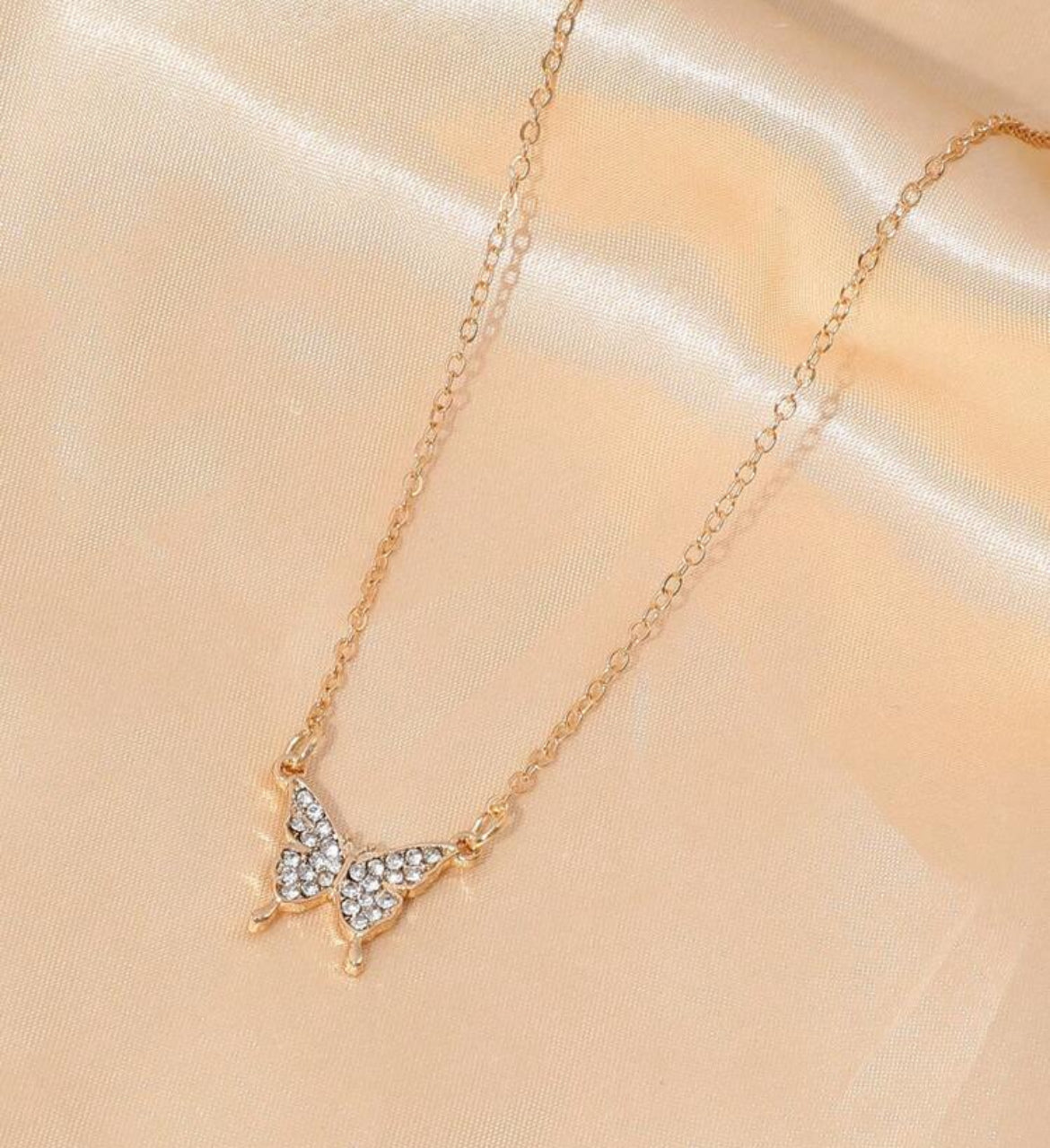 Butterfly Gold Chain
