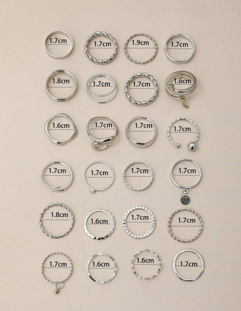 Silver Fashion Rings