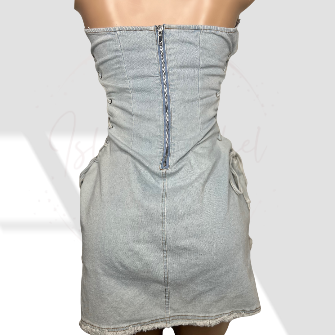 Mini Denim Dress