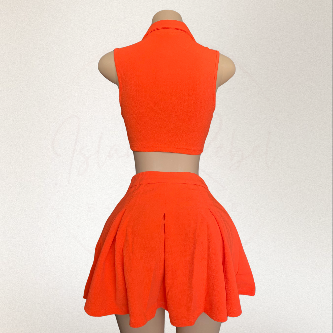 Baddie Vibes Skirt Set