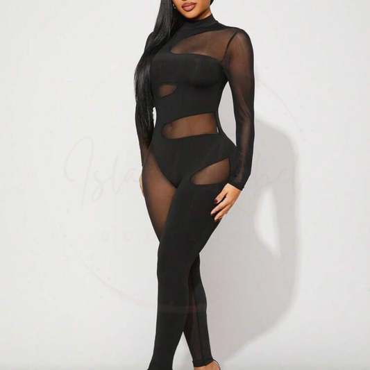 Shadow Kiss Plus Jumpsuit