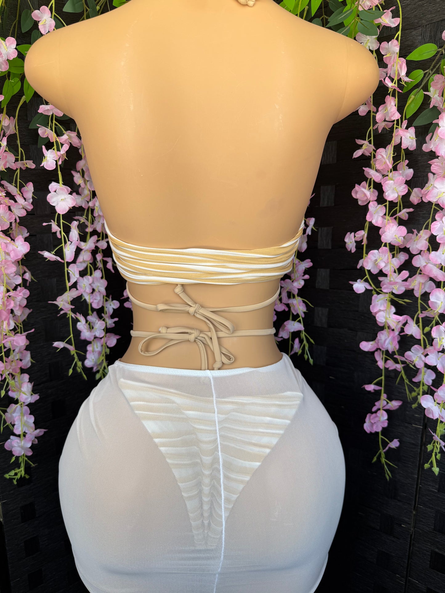 White Mocha Bikini Set