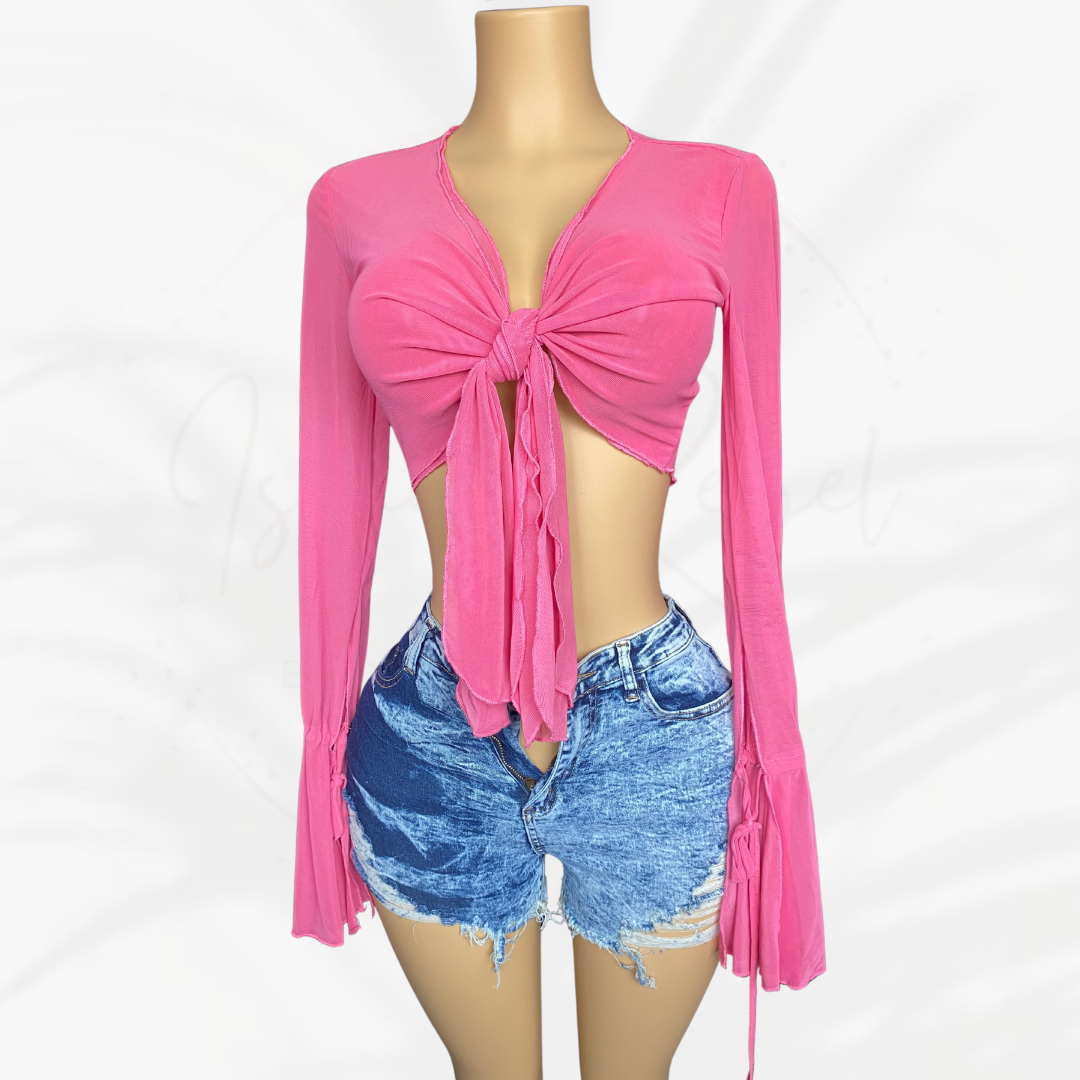 Denim Short Set