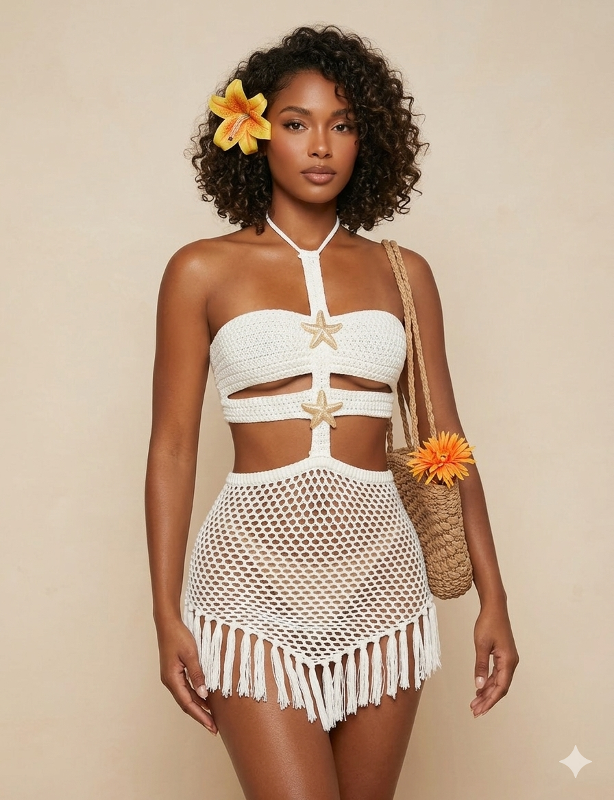 Island Muse Crochet Dress