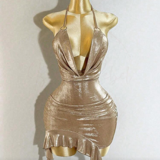 Golden Hour Mini Dress