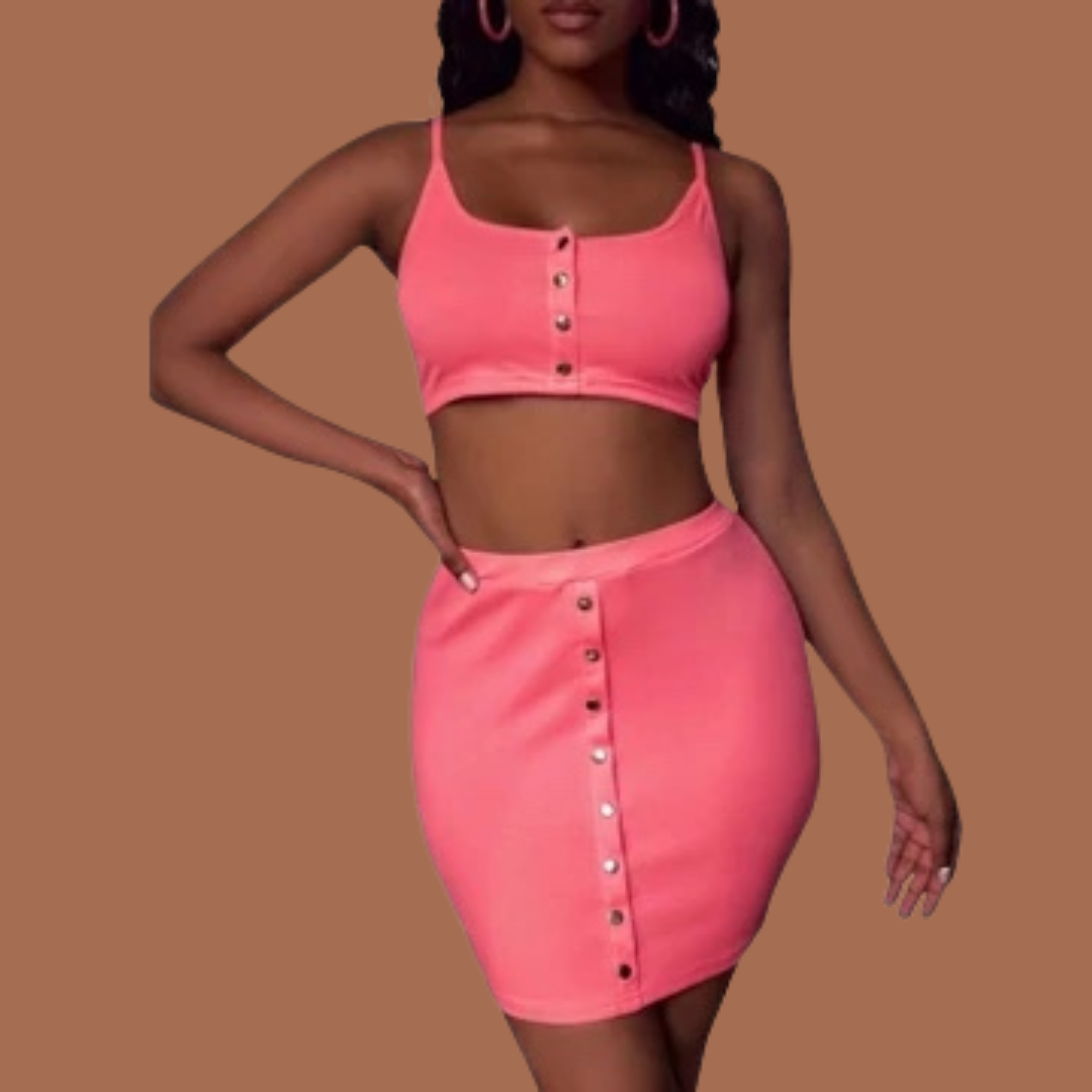 Bubblegum Skirt Set