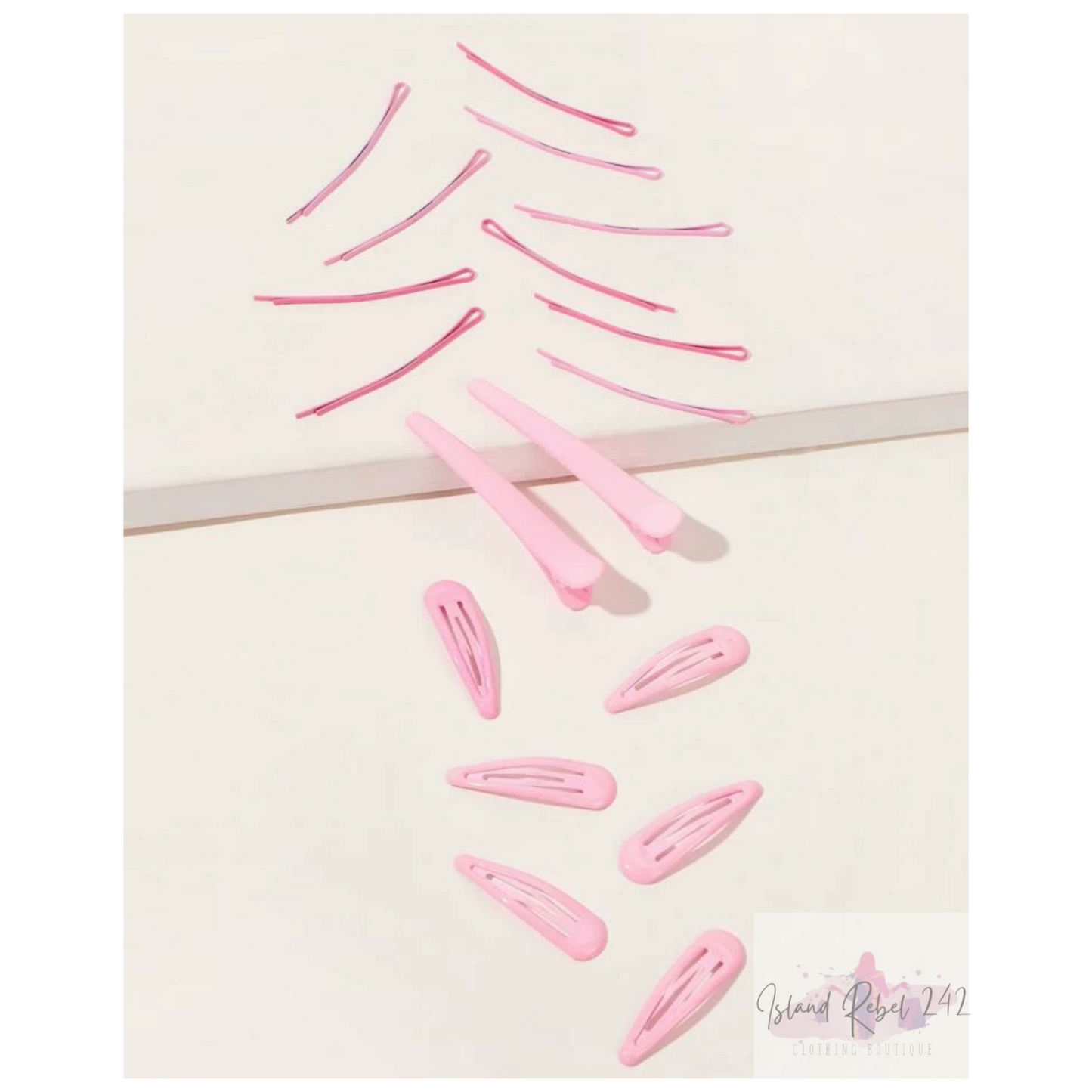 Pink Hair Clips & Bobby Pins