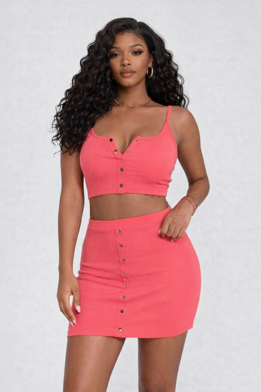 Bubblegum Skirt Set