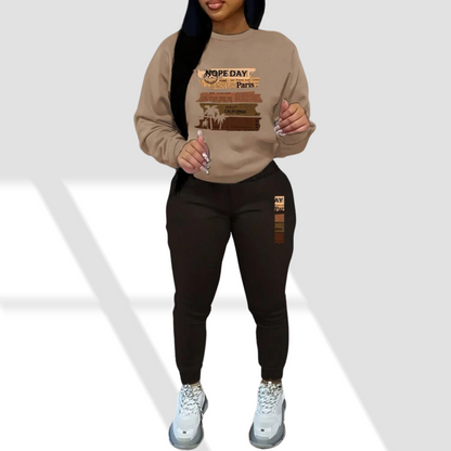 Mocha Jogger Set