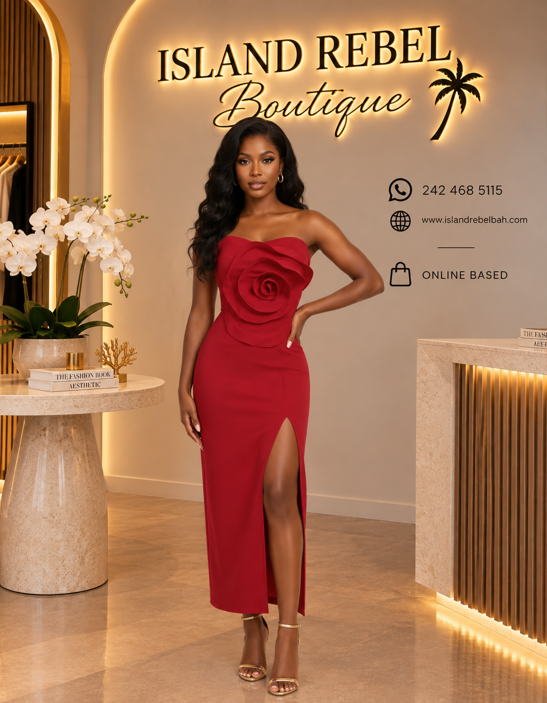 Mrs Clause Midi Dress