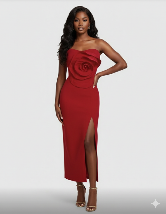 Mrs Clause Midi Dress