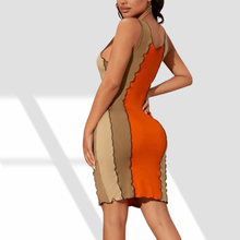 Load image into Gallery viewer, Fall Vibes Colorblock Dress
