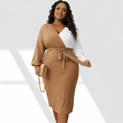 White Mocha Plus Dress