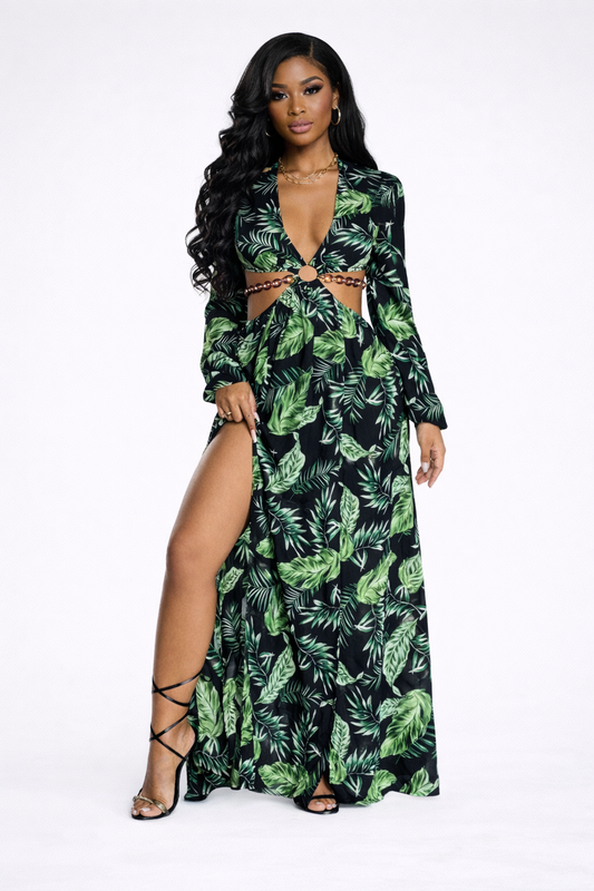 In The Tropics Maxi Dress