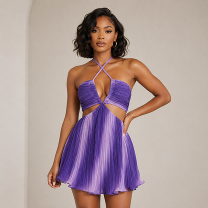 Flirty Girl Pleated Dress