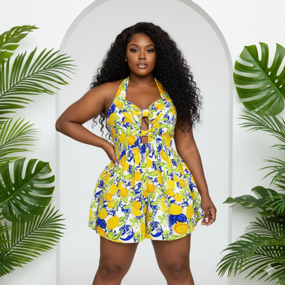 Lemon Drop Plus Romper