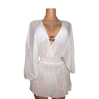 White Coverup Dress