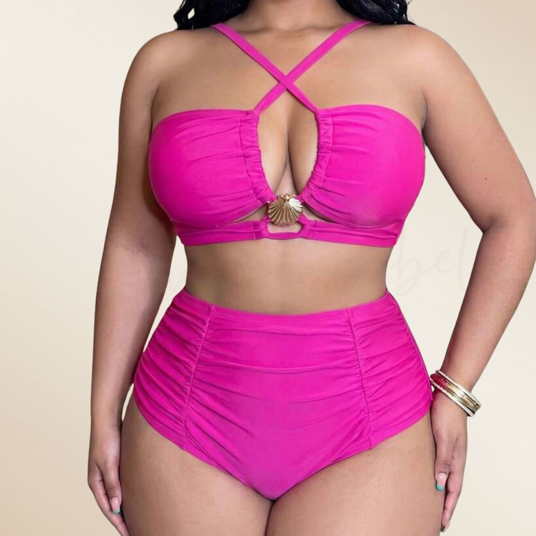 Bubblegum Bikini Set (Plus)
