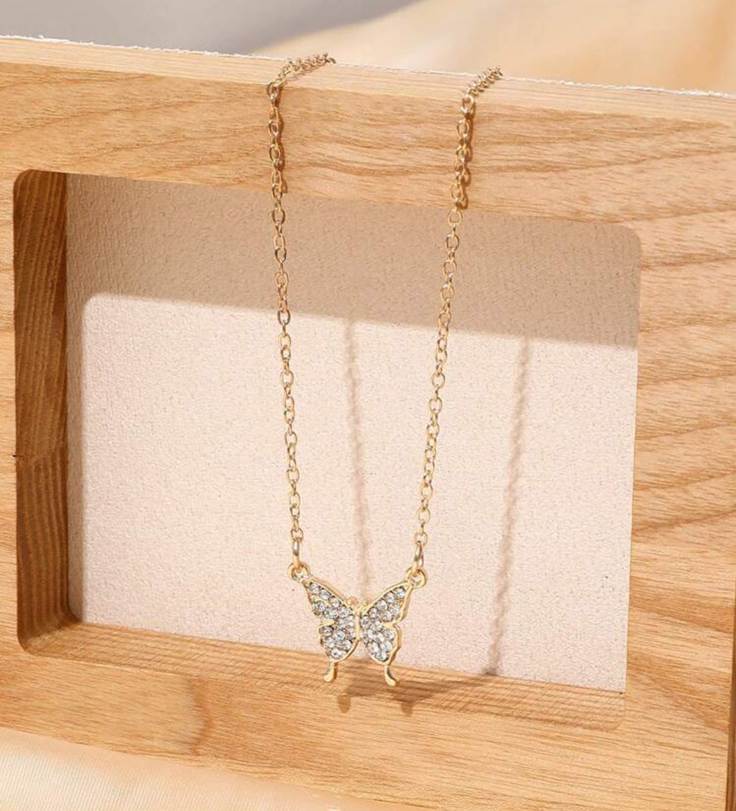 Butterfly Gold Chain