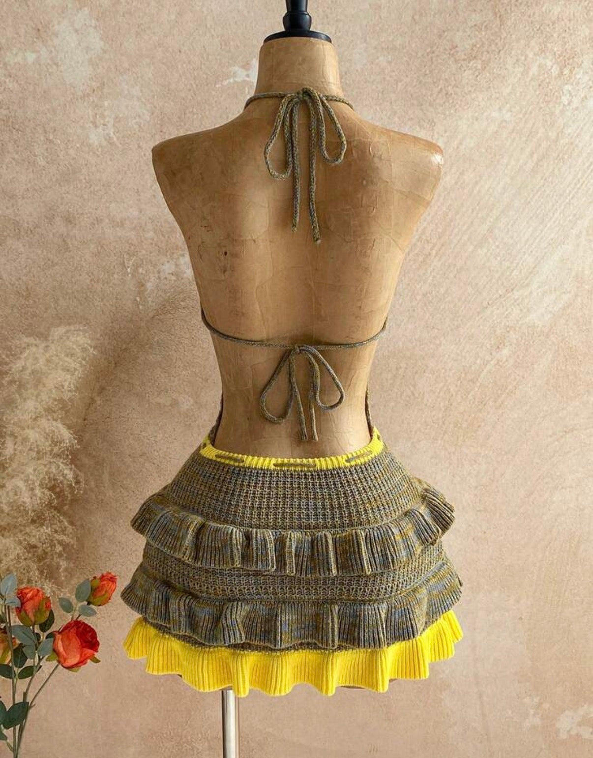 Wild Flower Crochet Dress