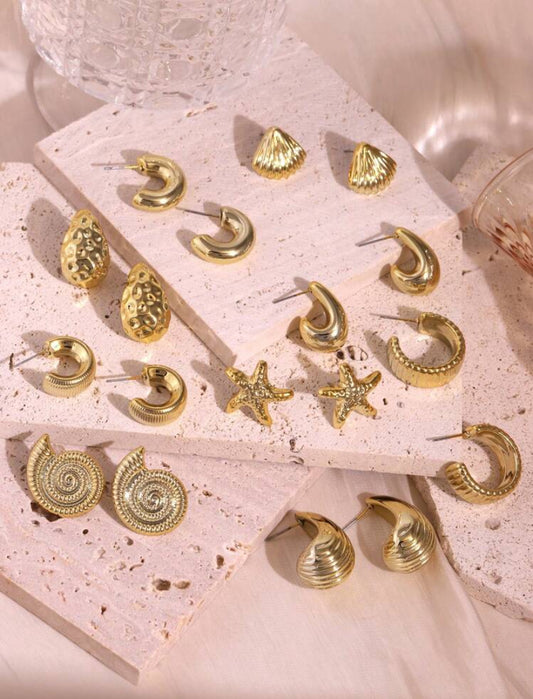 Six Piece Earrings Set