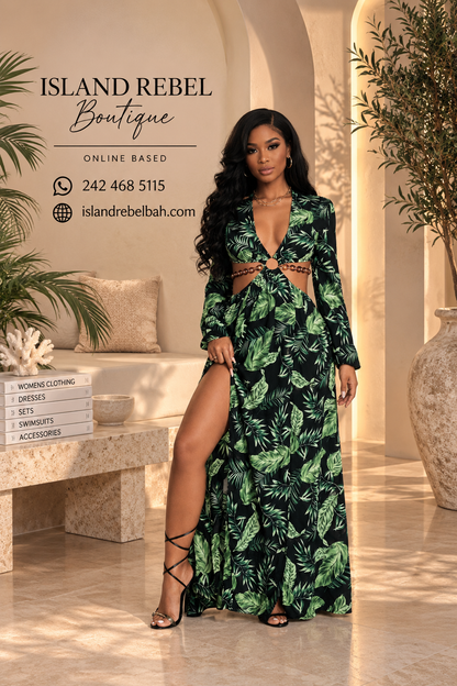 In The Tropics Maxi Dress
