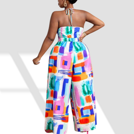 Spring Desires Halter Jumpsuit