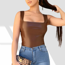 Load image into Gallery viewer, Leather Top
