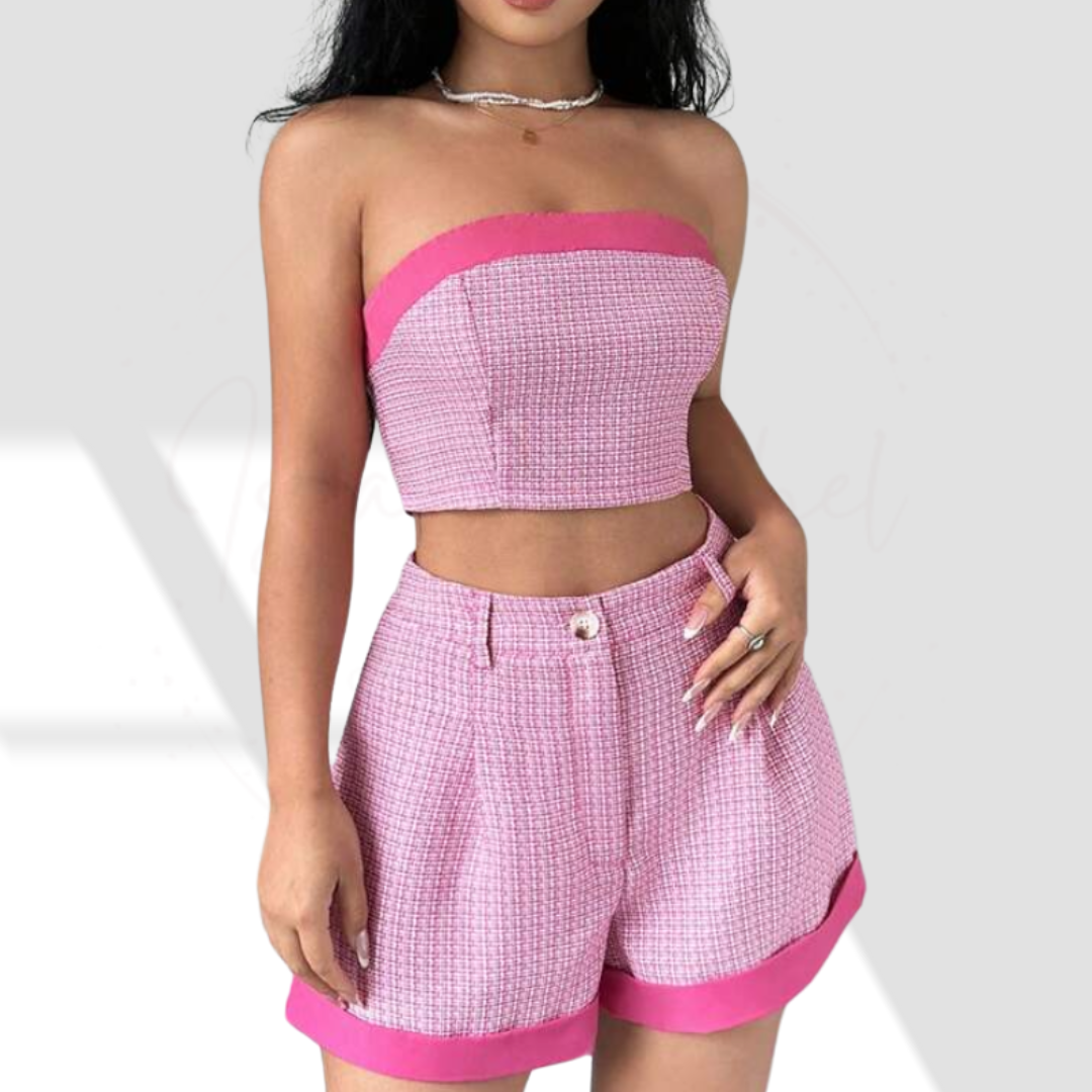 Bandeau Shorts Set
