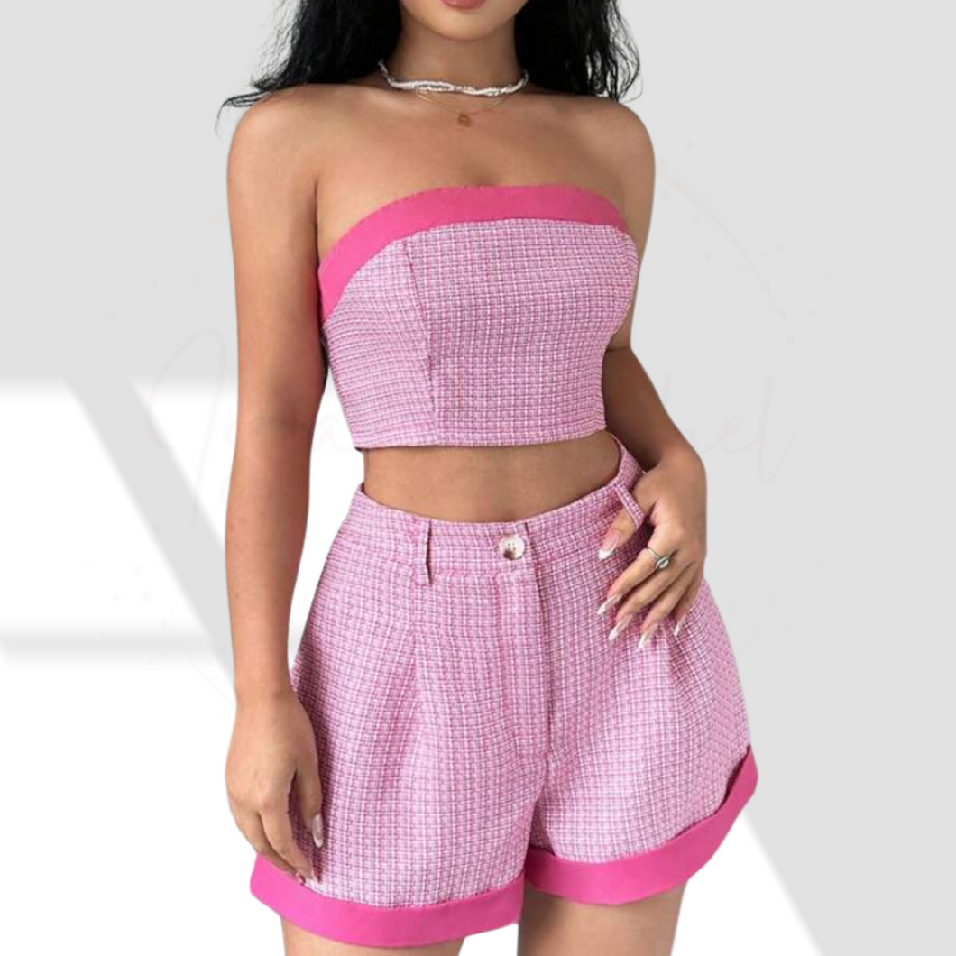 Bandeau Shorts Set