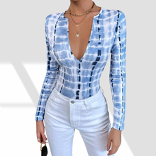 Load image into Gallery viewer, Blue Wave Top
