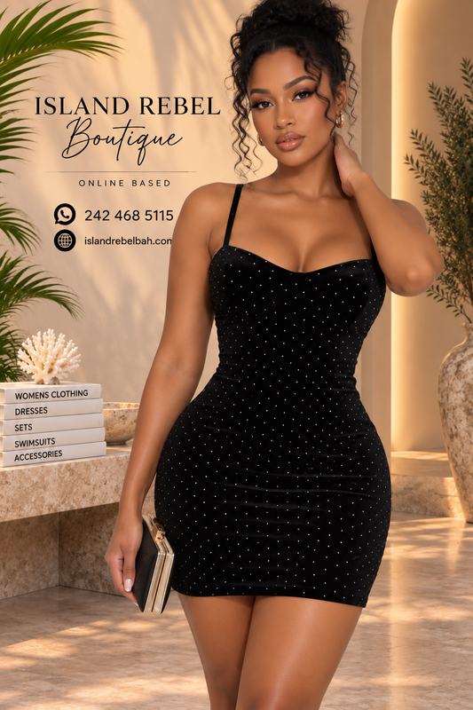 Black Velvet Magic Dress