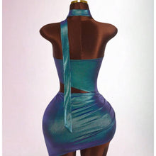 Load image into Gallery viewer, Midnight Rose Mini Dress
