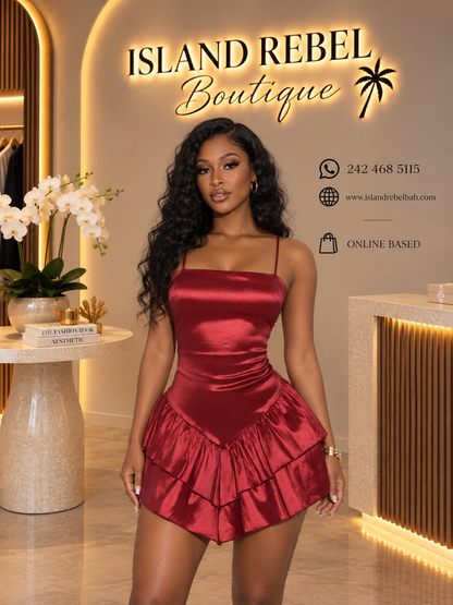 Ruffle Mini Dress
