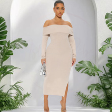 Load image into Gallery viewer, Starlit Silhouette Midi Dress
