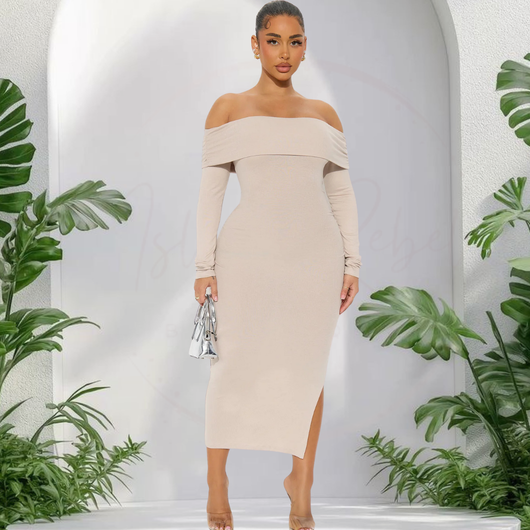 Starlit Silhouette Midi Dress