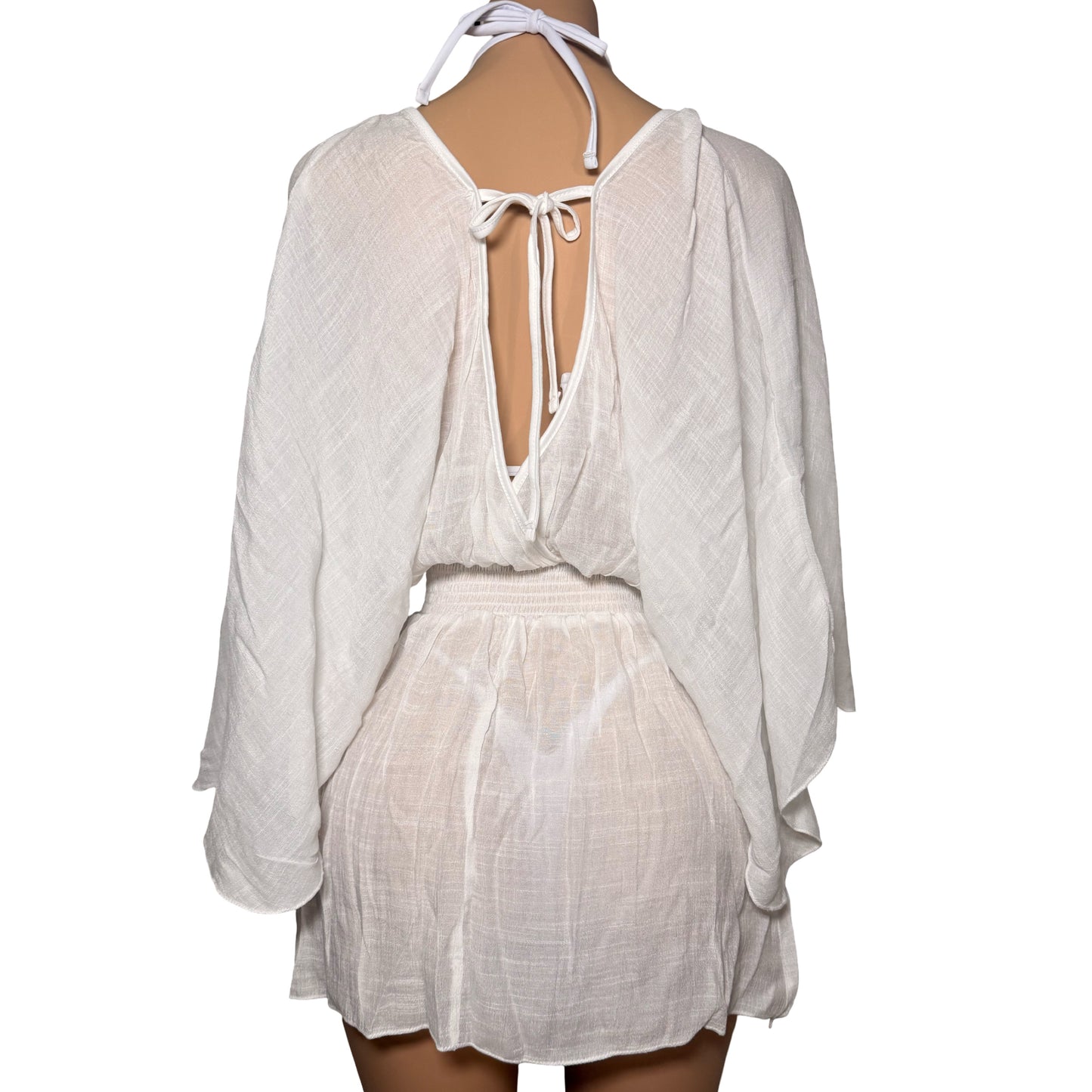 White Coverup Dress