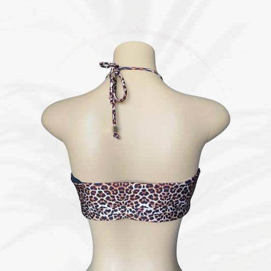 Leopard Bikini Top