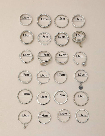 Silver Fashion Rings