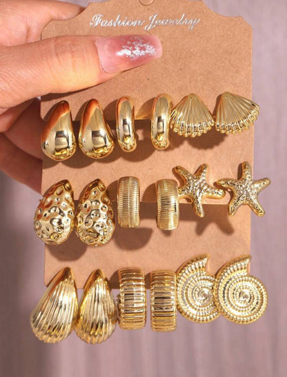 Six Piece Earrings Set