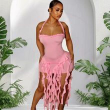 Load image into Gallery viewer, Tassel Stapless Dress
